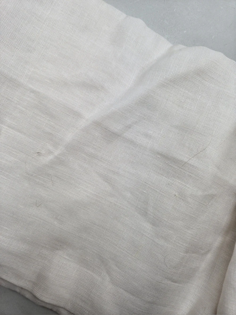 NWT QUINCE Set Of 2 48x84 European Linen Curtains Cream 0501